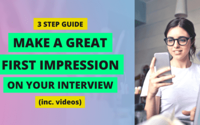 3 Step Guide to Make a Great First Impression on your Interview