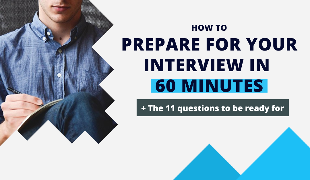 How to prepare for your interview in 60 minutes or less