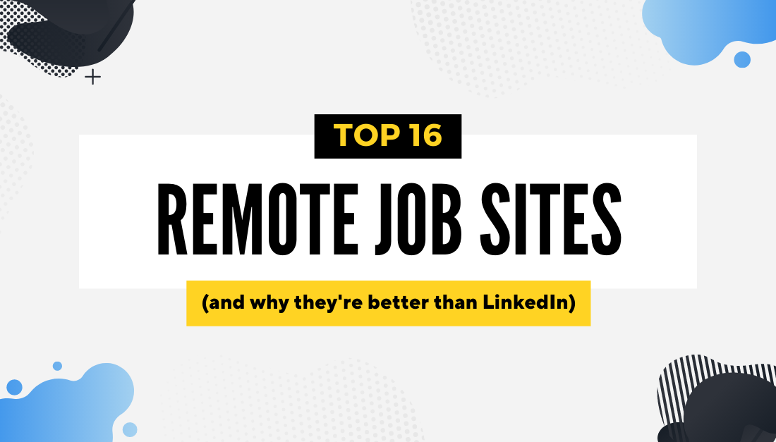 best remote job sites for your job search